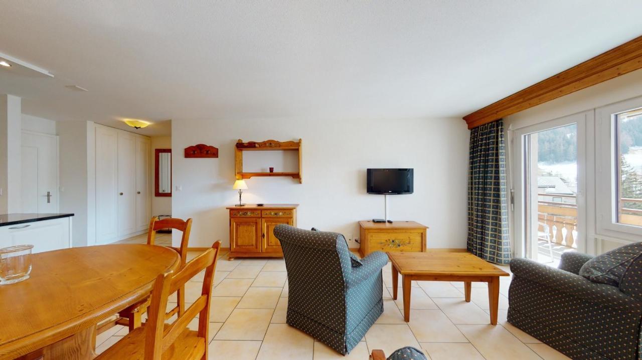Gonenstein Residence In Leukerbad, Entire Apartment/Studio With Balcony מראה חיצוני תמונה