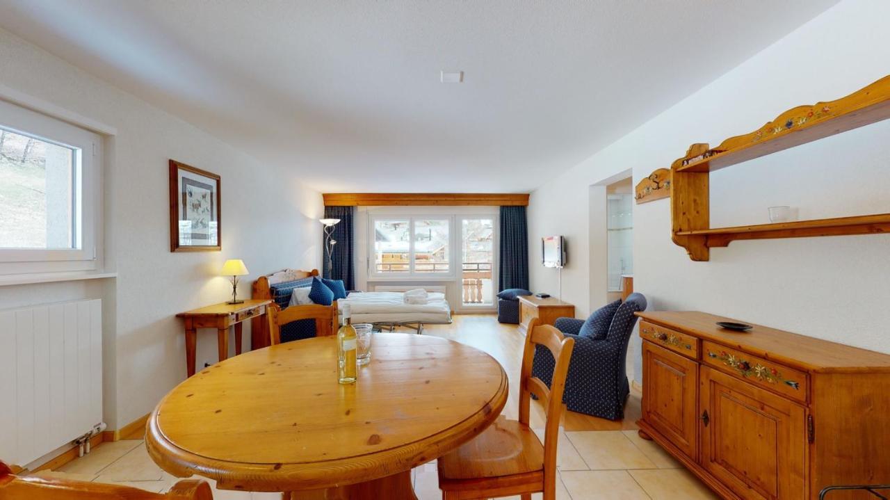 Gonenstein Residence In Leukerbad, Entire Apartment/Studio With Balcony מראה חיצוני תמונה