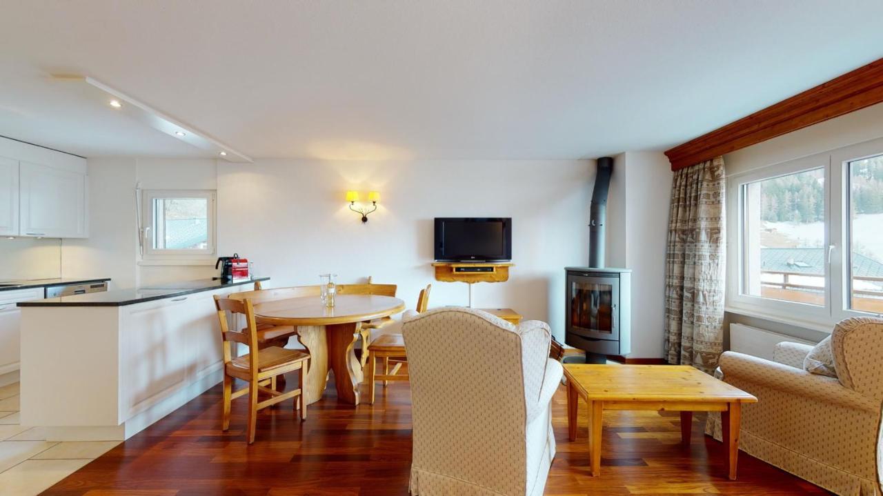 Gonenstein Residence In Leukerbad, Entire Apartment/Studio With Balcony מראה חיצוני תמונה