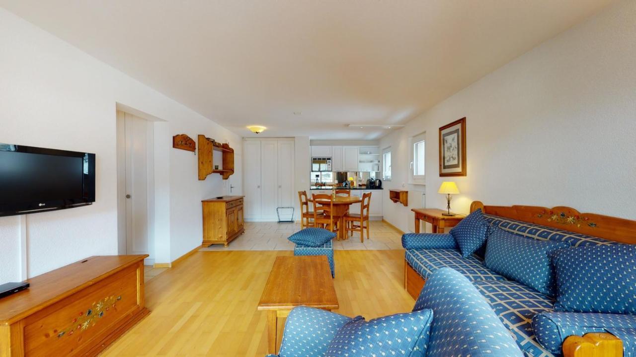 Gonenstein Residence In Leukerbad, Entire Apartment/Studio With Balcony מראה חיצוני תמונה