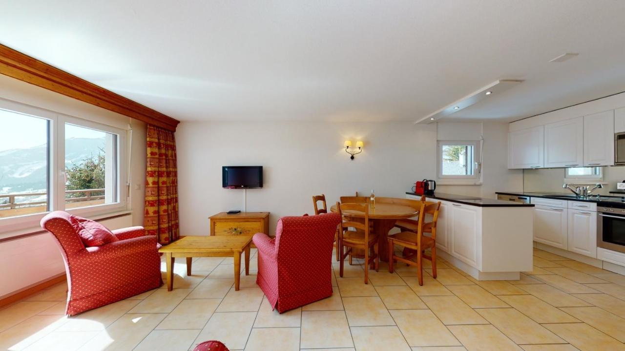 Gonenstein Residence In Leukerbad, Entire Apartment/Studio With Balcony מראה חיצוני תמונה