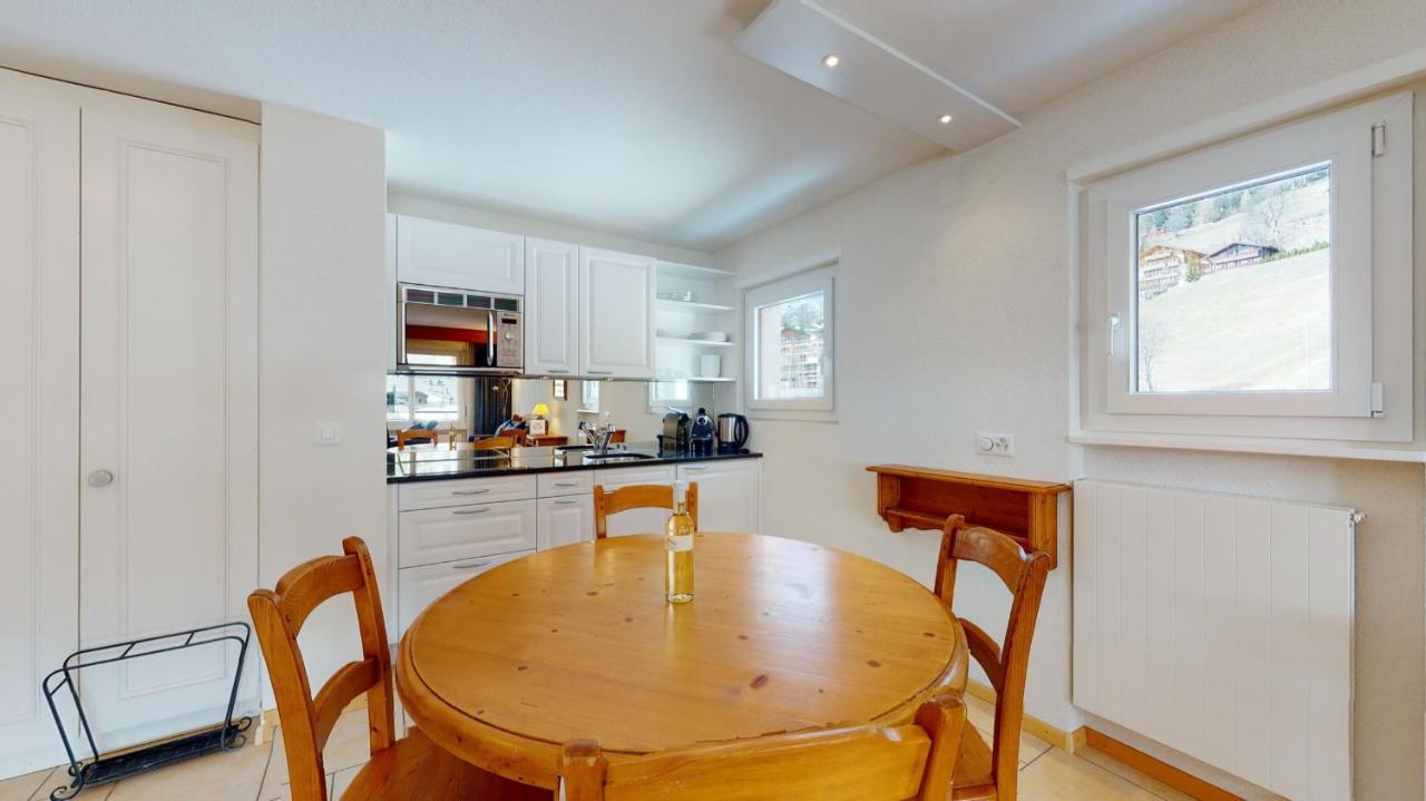 Gonenstein Residence In Leukerbad, Entire Apartment/Studio With Balcony מראה חיצוני תמונה