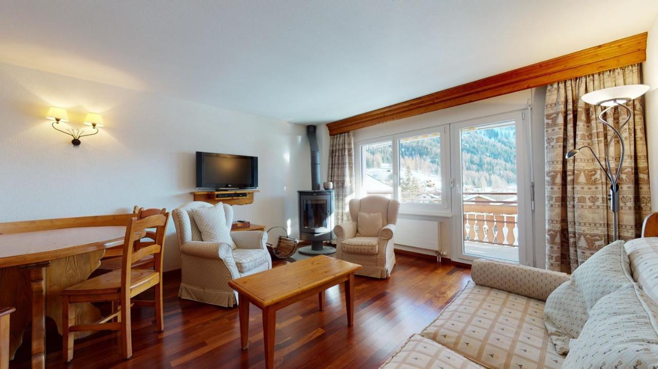 Gonenstein Residence In Leukerbad, Entire Apartment/Studio With Balcony מראה חיצוני תמונה