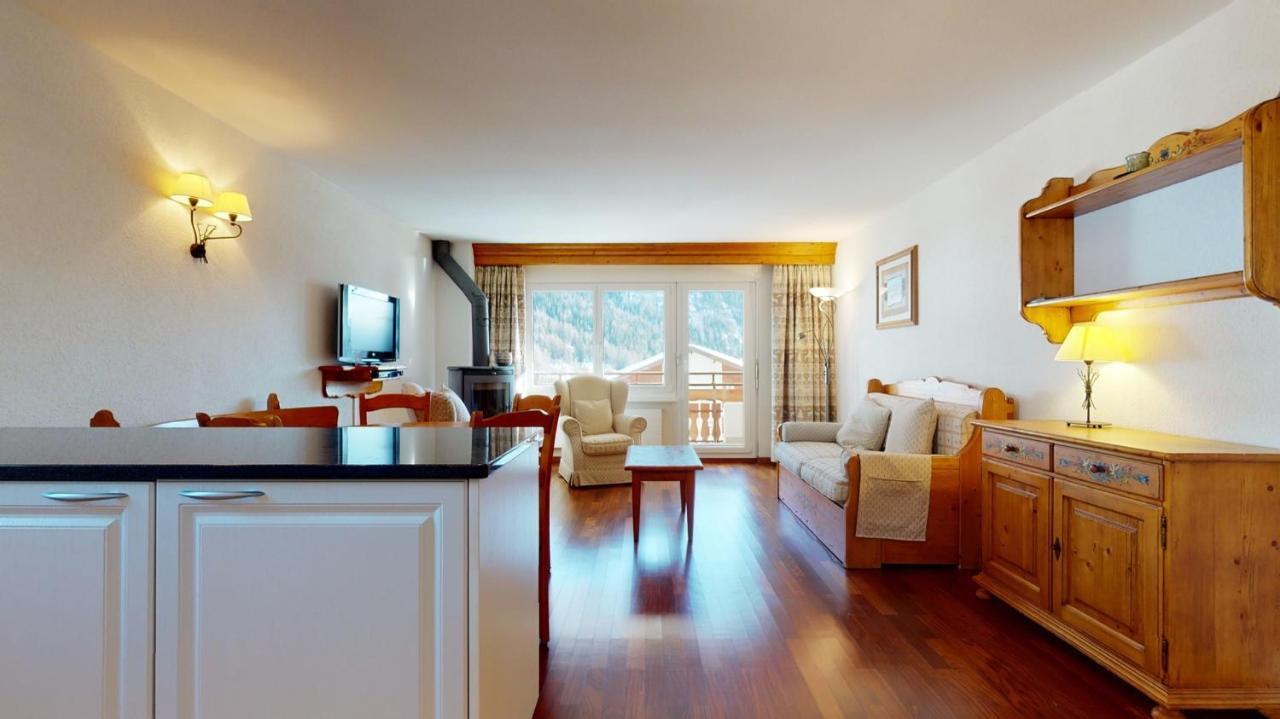 Gonenstein Residence In Leukerbad, Entire Apartment/Studio With Balcony מראה חיצוני תמונה