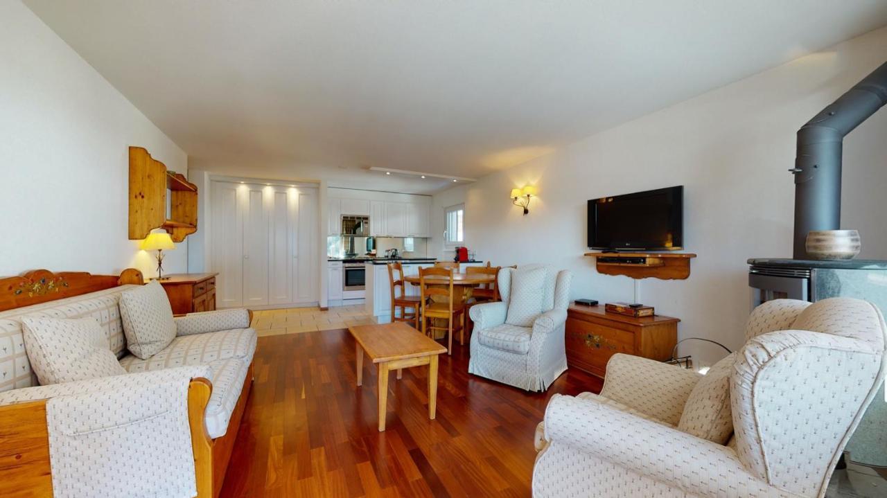Gonenstein Residence In Leukerbad, Entire Apartment/Studio With Balcony מראה חיצוני תמונה
