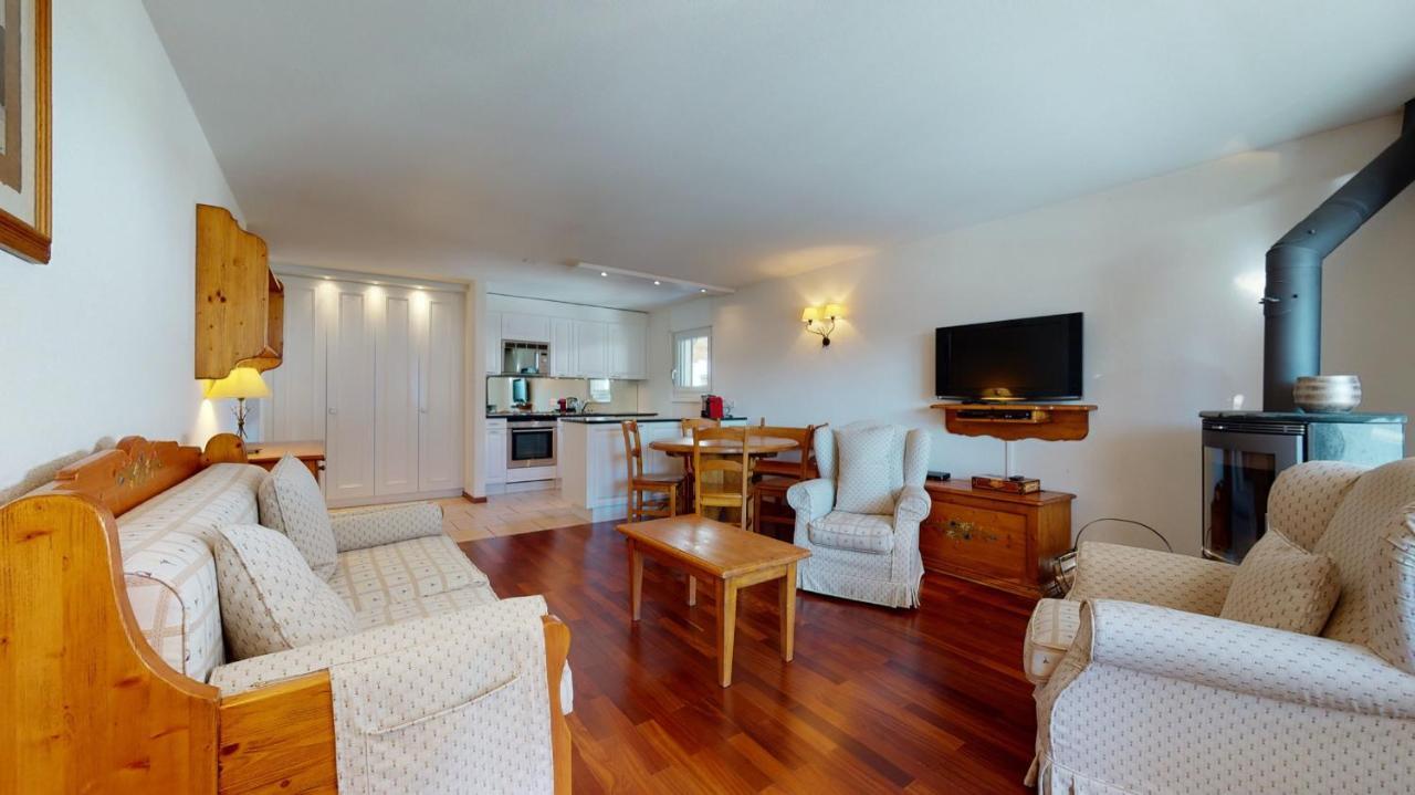 Gonenstein Residence In Leukerbad, Entire Apartment/Studio With Balcony מראה חיצוני תמונה